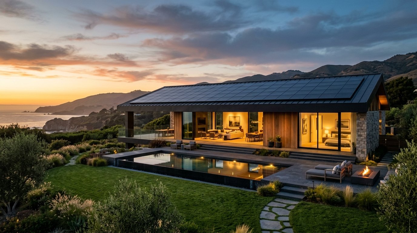 Solar Installation on Modern Home in Pakistan